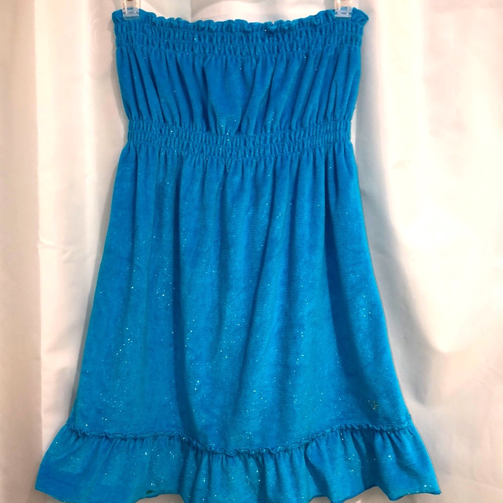 OP NWOT Small Velour Dress Cover Up (Tube Top Dress)